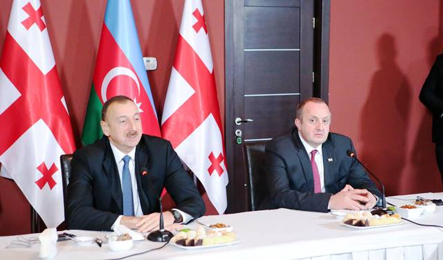 President Ilham Aliyev meets with Georgian counterpart